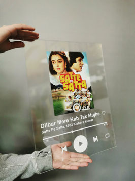 Bollywood Spotify Plexiglass