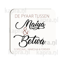 Onderlegger Maiya en Betwa