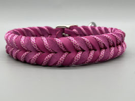 Halsband "Pink Lady" geflochten *SALE*