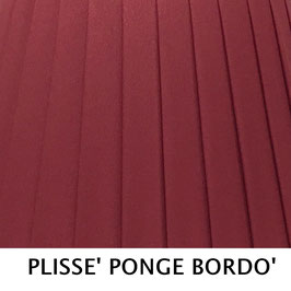 CONO PLISSE' SENZA PASSAMANERIA PONGE' BORDO'