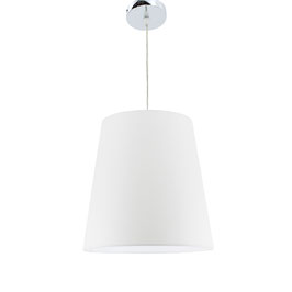 LAMPADARIO LONG TESSUTO COTONE BIANCO 01