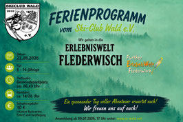 Ferienprogramm am 22. August 2026