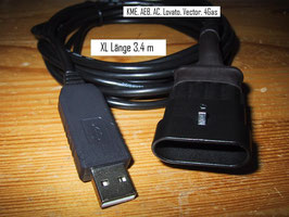 XL 3,4m LPG Diagnose USB Interface Kabel , KME Atiker AEB AC Lovato Vector 4Gas