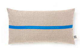 Flax blue stripe