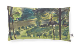 Forest green linen