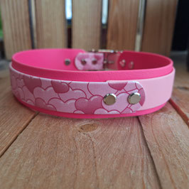 Halsband Biothane rose-love