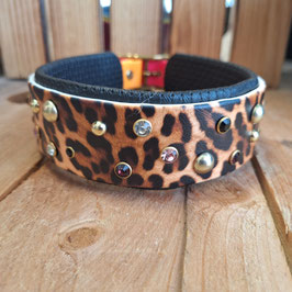 Halsband Biothane Leo pink/orange