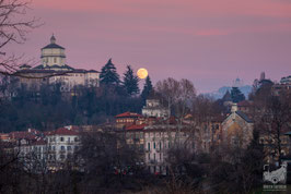 Colline e montagne 6a - Tramonto rosato su Torino