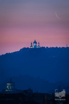 Colline e montagne 15 - Il Monte dei Cappuccini, Superga e la luna