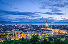 Panorami 02 - La città vista dal Monte dei Cappuccini alle prime luci dell'alba