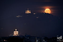 Colline e montagne 1a - I Cappuccini, Superga e la luna