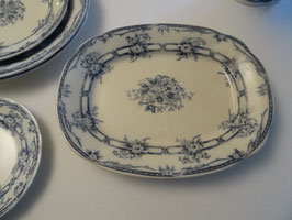 Ovale Servierplatte von Sarreguemines "CERES"