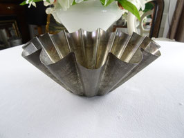 Flan Form Metall antik Frankreich Backen Kuchen Küche (L)