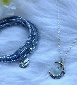 Collier "to the moon and back"