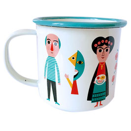 Emaille Tasse "ARTIST LOVER" (OMM Design)