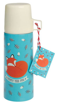 Edelstahl-Thermoskanne mit Tasse RUSTY THE FOX (Rex London) 350ml