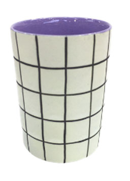 Steingut Becher POOL Cheeky Plum Purple (Orion Qubo)