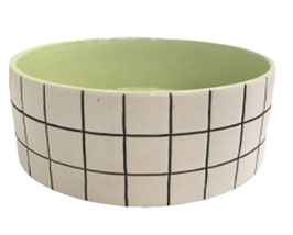 Steingut Schüssel POOL Avokado Green (Orion Qubo)