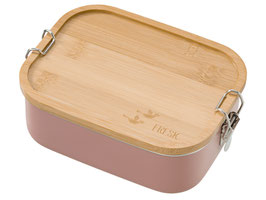 Edelstahl Lunchbox mit Trennsteg (Fresk) Ash rose BIRDY