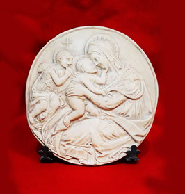 Madonna con bambino e angelo