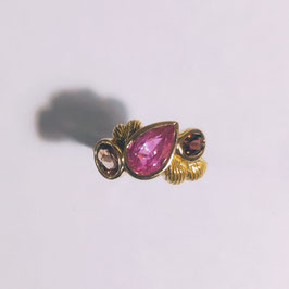 Bague Saphir rose