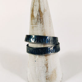 Bague unique double anneau