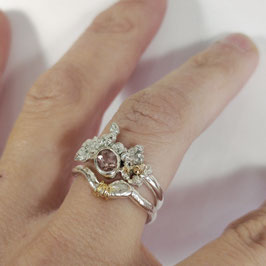 Bague Tourmaline rose