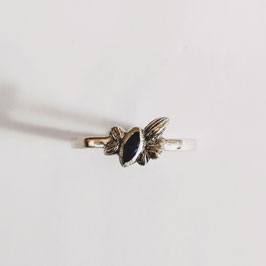 Bague saphir bleu