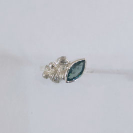 Bague Saphir Bleu/vert