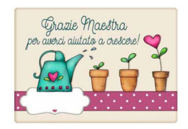 Per averci aiutato a crescere