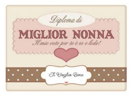 Diploma di Miglior Nonna