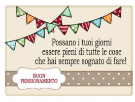 Buon pensionamento