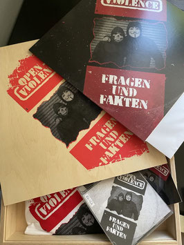 Open Violence- Fragen & Fakten LP HOLZBOX