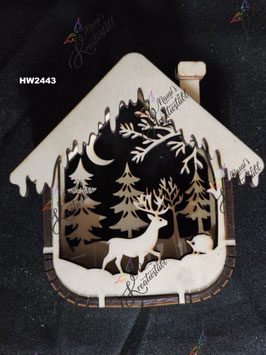 Anhänger "Winterhäuschen"
