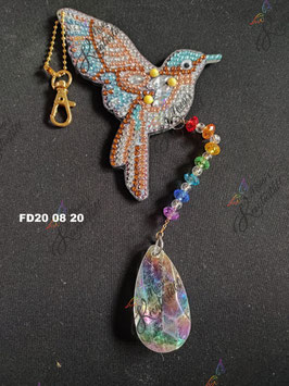 Fenster-Deko mit Diamond Painting Bild