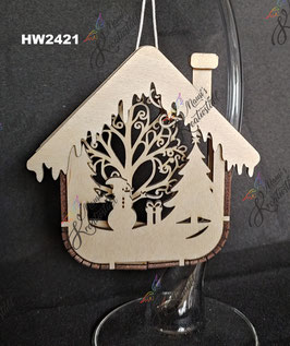 Anhänger "Winterhäuschen"