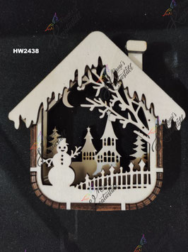 Anhänger "Winterhäuschen"