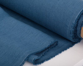 Stonewasched Öko Leinen Denim Blue