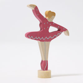 GRIMMS Steckfigur Ballerina Rubinrot