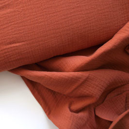 Bio Double Gauze Terracotta