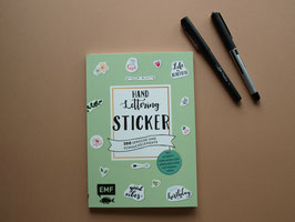 Handlettering-Sticker | 200 Sprüche mit Schriftvorlagen | 500 Sticker