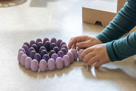 GRAPAT Mandala 36 Eier Violett