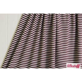 LILLESTOFF Bio Ringeljersey Braun/ Beige