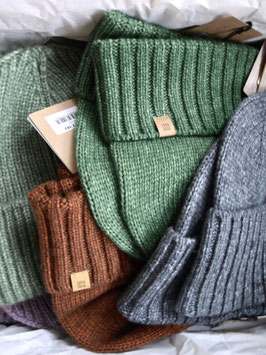 PURE PURE Beanie Merino/ Baumwolle | verschiedene Farben