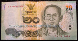 THA-122-01 - König Rama IX / Steinfigur sitzend - 20 Baht