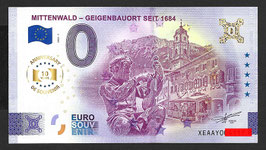 DE-2025-AAY-1-A - MITTENWALD - GEIGENBAUORT SEIT 1684 - ANNIVERSARY-EDITION
