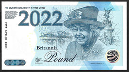 001-44A0 - UK - HM QUEEN ELIZABETH II (1926-2022) - 2022