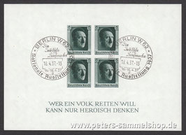 D-DR-Block 7 geschnitten - Briefmarkenausstellung, Berlin