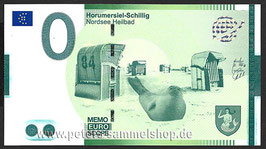 150/2-B-Fe - DE - HORUMERSIEL-SCHILLIG - NORDSEE HEILBAD - DRUCK-FARBVERWASCHUNG AUF DER VORDERSEITE (EAAB)