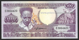 SUR-133 - 100 Gulden (1.7.1986)